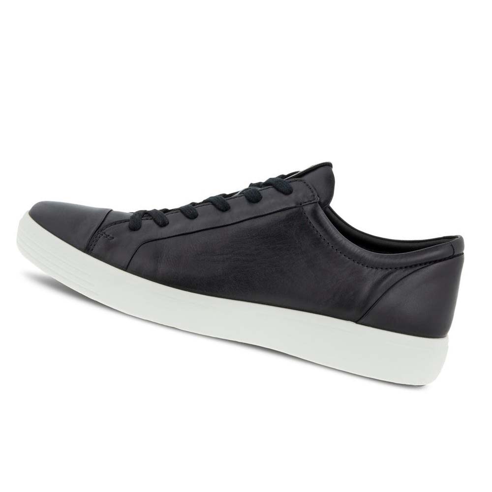 Pánské Boty Casual Ecco Soft 7 City Černé | CZ 474UZG